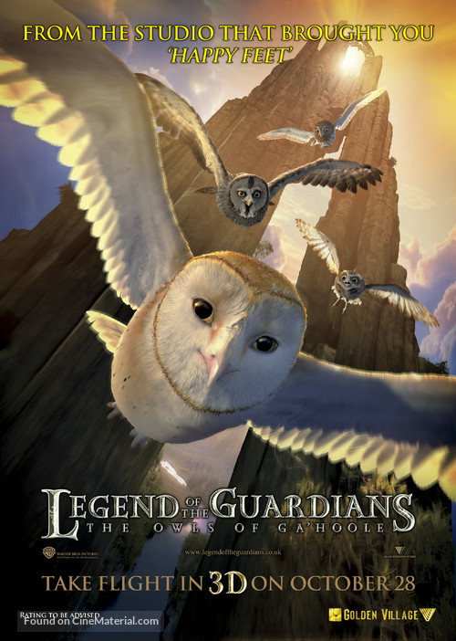 Legend of the Guardians: The Owls of Ga&#039;Hoole - Singaporean Movie Poster