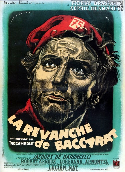 La revanche de Baccarat - French Movie Poster