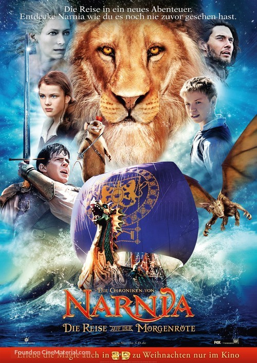 The Chronicles of Narnia: The Voyage of the Dawn Treader - German Movie Poster