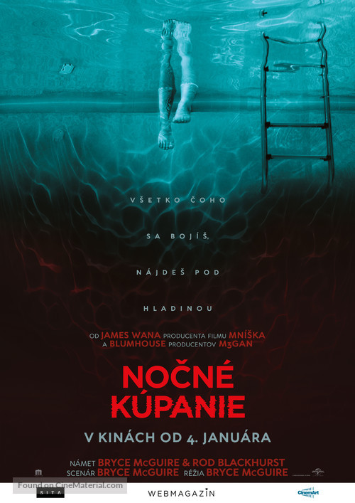 Night Swim - Slovak Movie Poster