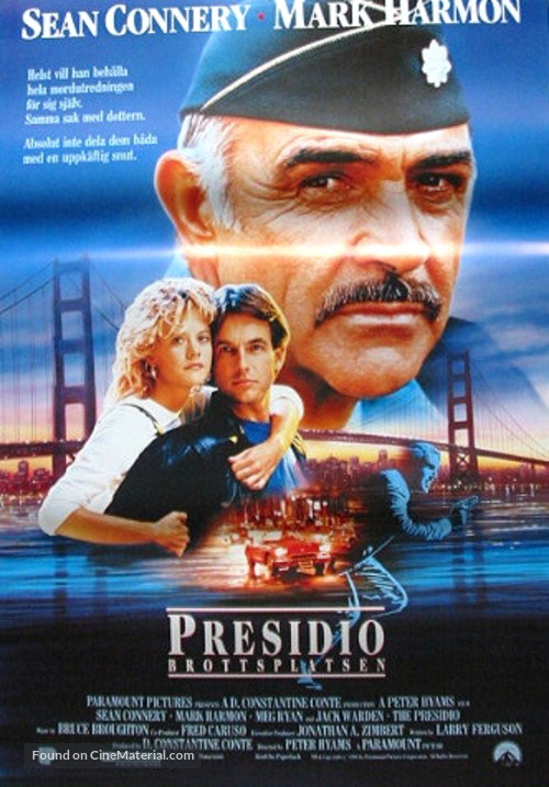 The Presidio - Swedish Movie Poster