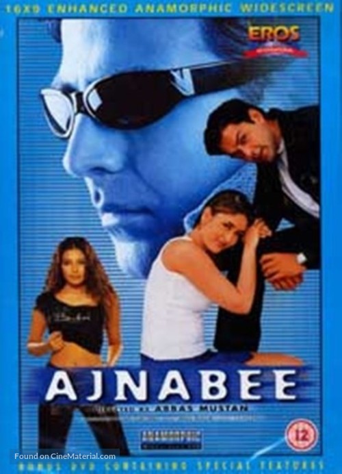 Ajnabee - British DVD movie cover