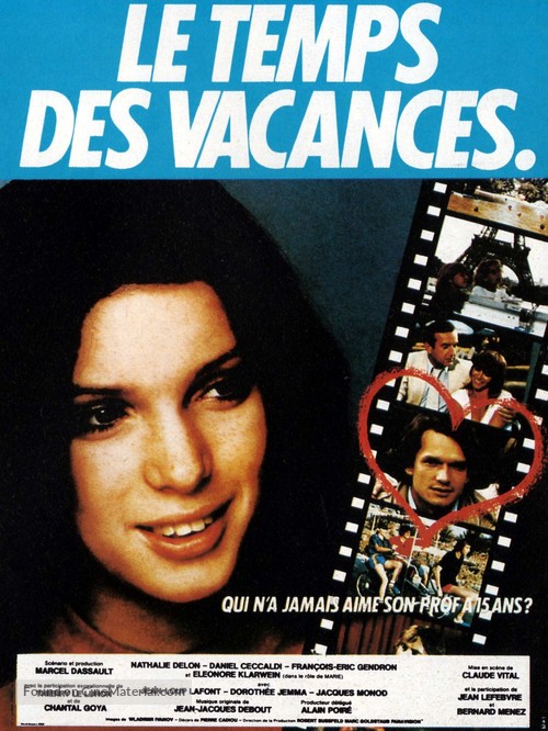 Le temps des vacances - French Movie Poster