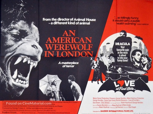 An American Werewolf in London - British Combo movie poster