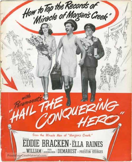 Hail the Conquering Hero - Movie Poster