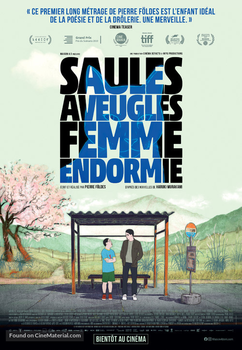 Saules aveugles, femme endormie - Canadian Movie Poster
