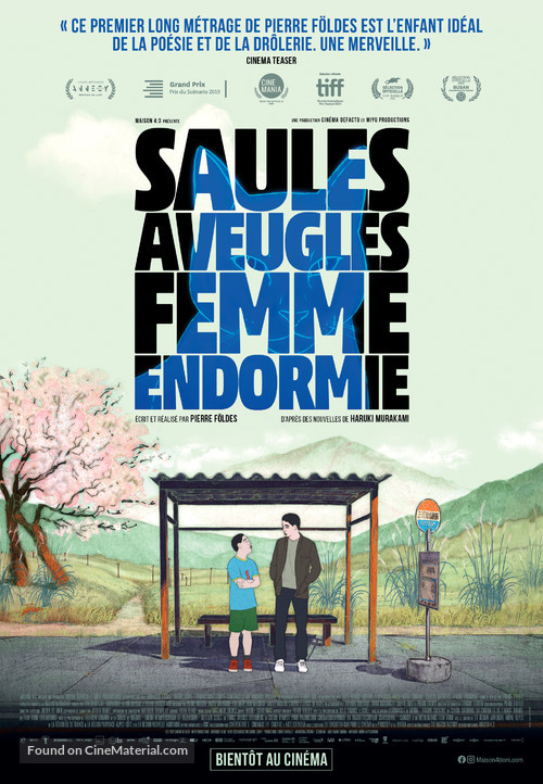 Saules aveugles, femme endormie - Canadian Movie Poster