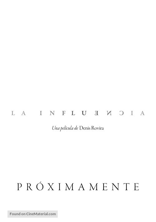 La influencia - Spanish Movie Poster