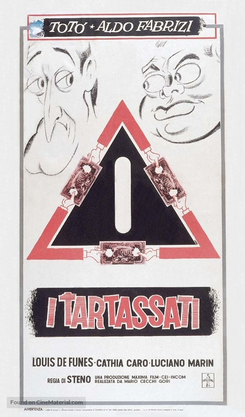 I tartassati - Italian Theatrical movie poster