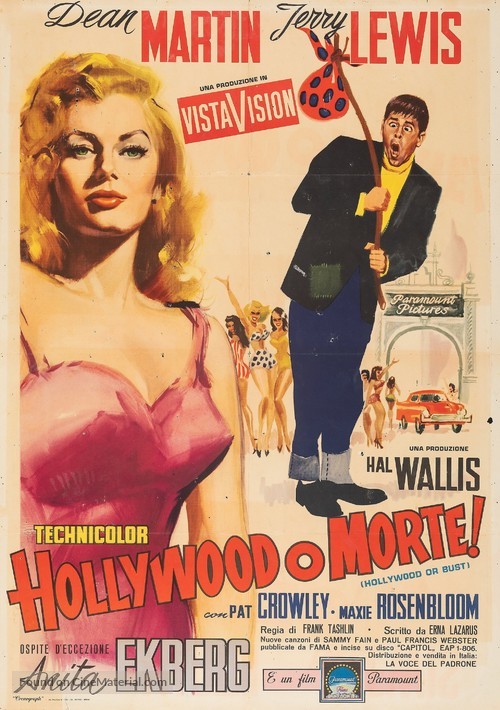 Hollywood or Bust - Italian Movie Poster