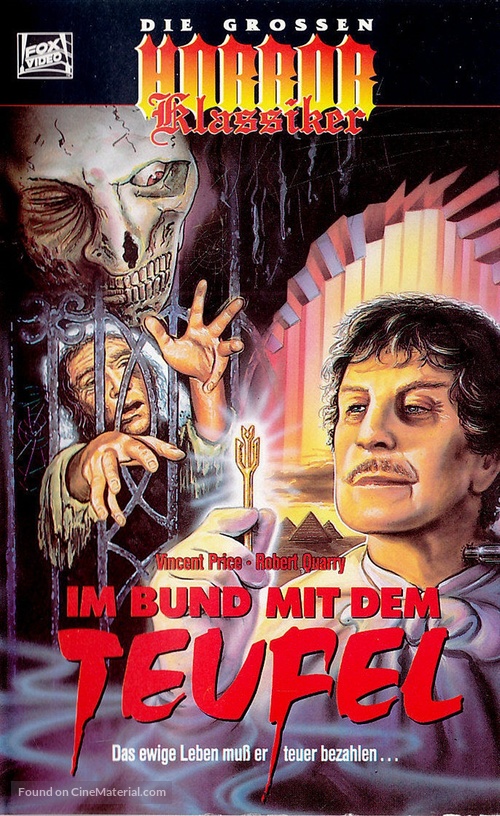 Dr. Phibes Rises Again - German VHS movie cover