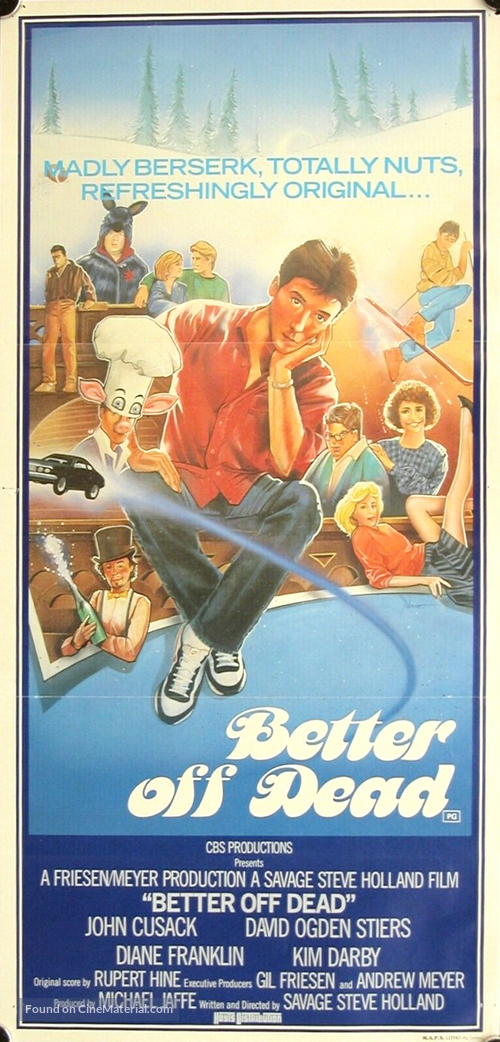 Better Off Dead... - Australian Movie Poster