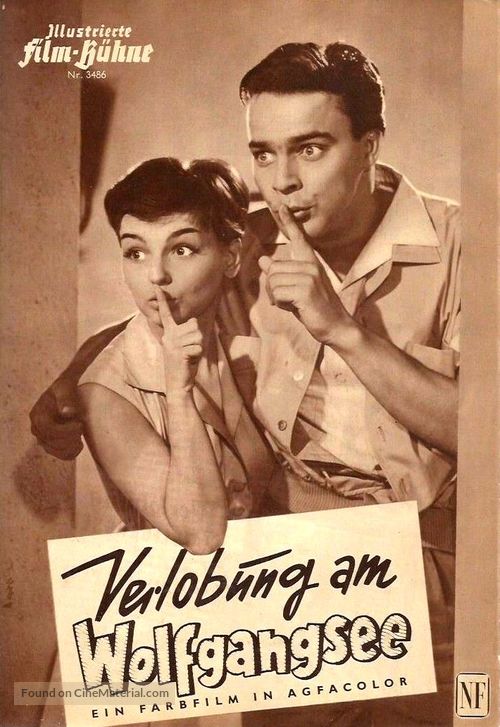 Verlobung am Wolfgangsee - German poster