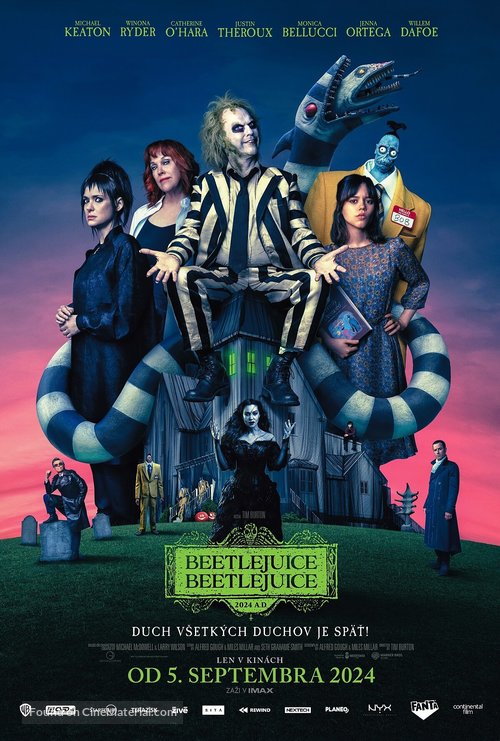 Beetlejuice Beetlejuice - Slovak Movie Poster