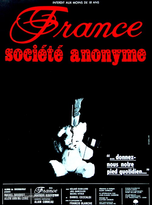 France soci&eacute;t&eacute; anonyme - French Movie Poster
