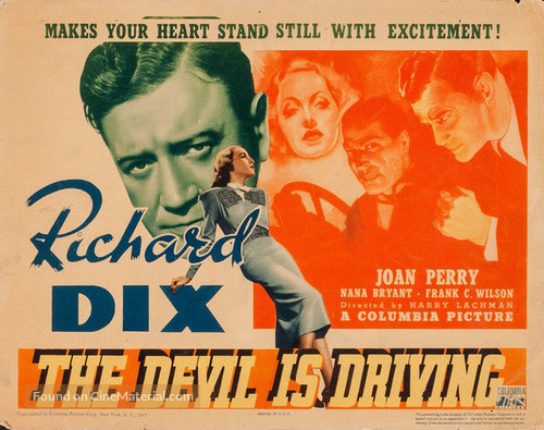 The Devil Is Driving - Movie Poster