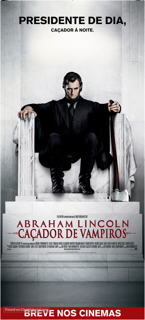 Abraham Lincoln: Vampire Hunter - Brazilian Movie Poster