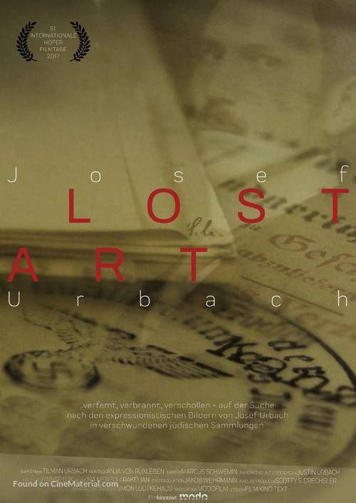 Josef Urbach: Lost Art - German Movie Poster
