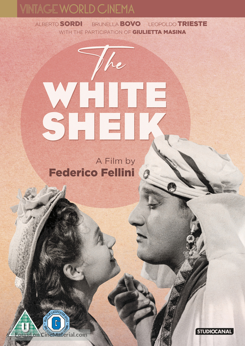 Lo sceicco bianco - British DVD movie cover