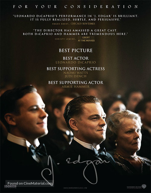 J. Edgar - Movie Poster