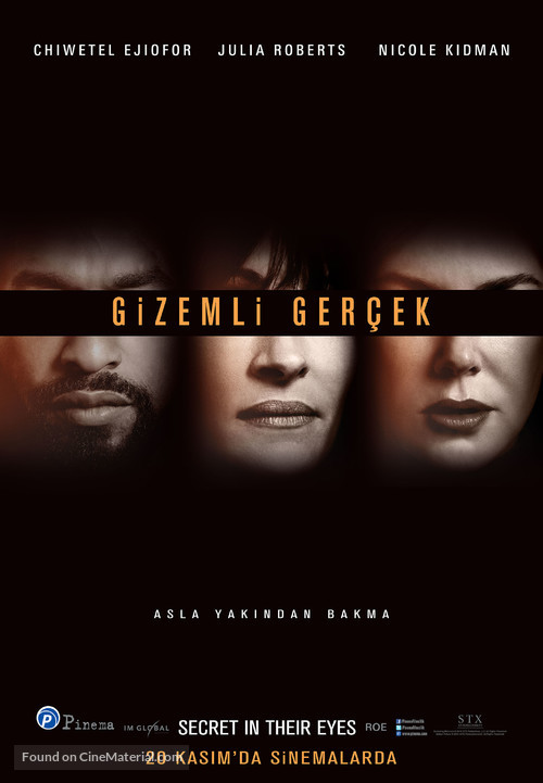 Secret in Their Eyes - Turkish Movie Poster
