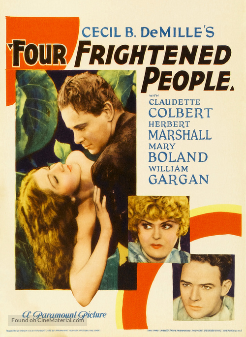 Four Frightened People - Movie Poster