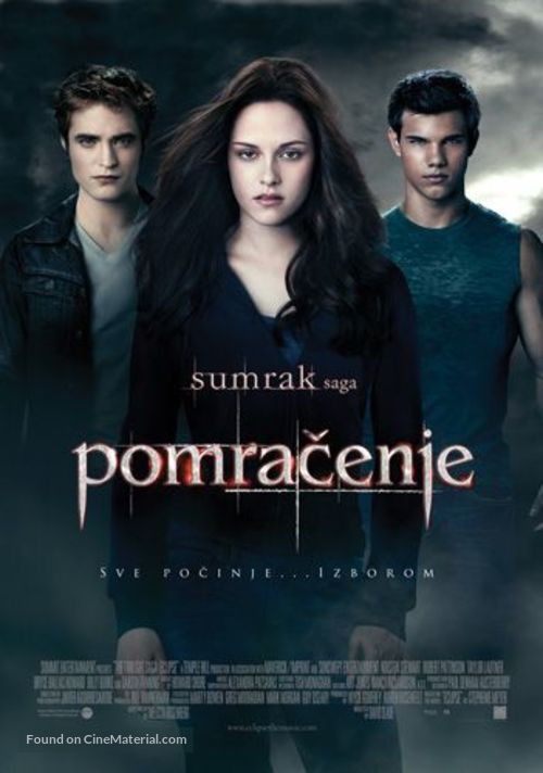 The Twilight Saga: Eclipse - Serbian Movie Poster