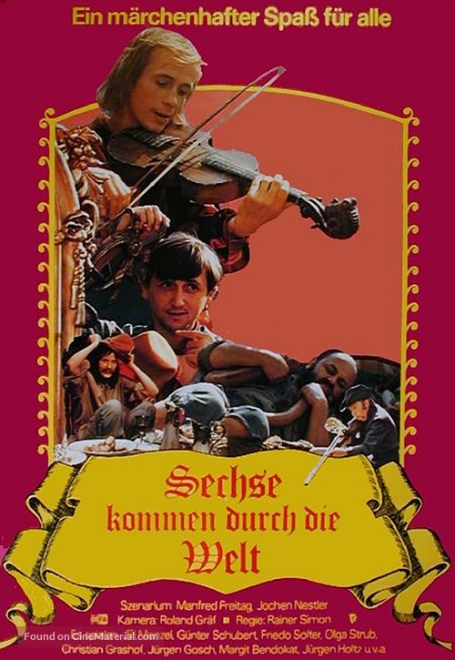 Sechse kommen durch die Welt - German Movie Poster