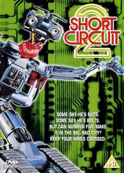 Short Circuit 2 - British DVD movie cover