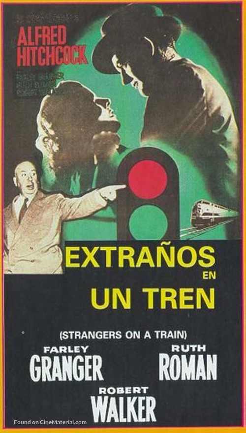 Strangers on a Train - Spanish Movie Poster