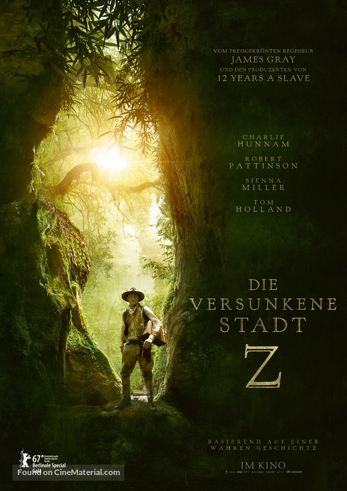 The Lost City of Z - German Movie Poster