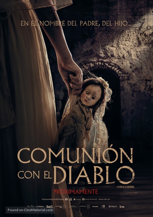 La ni&ntilde;a de la comuni&oacute;n - Mexican Movie Poster