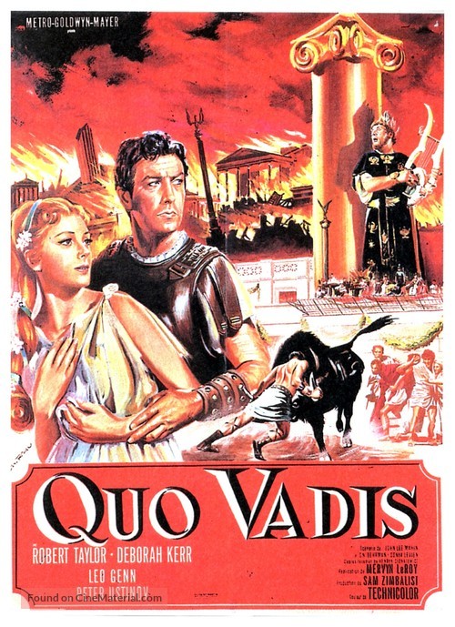 Quo Vadis (1951) French movie poster