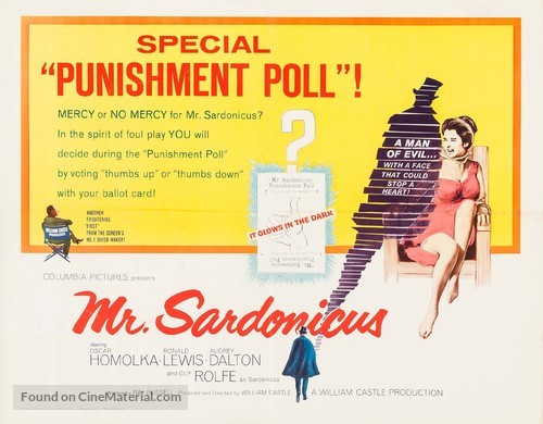 Mr. Sardonicus - Movie Poster