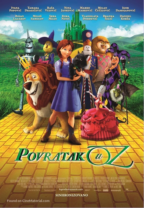 Legends of Oz: Dorothy&#039;s Return - Serbian Movie Poster