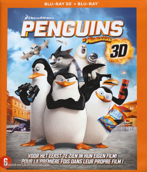 Penguins of Madagascar - Belgian Blu-Ray movie cover