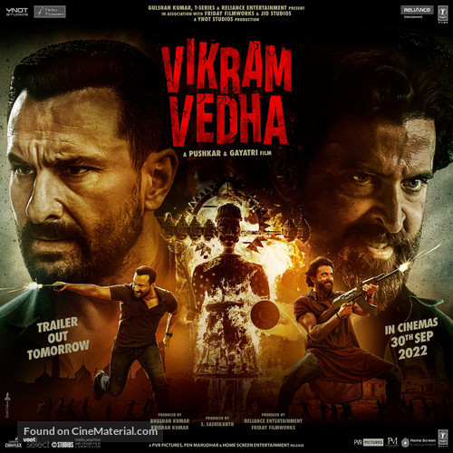 Vikram Vedha - Indian Movie Poster