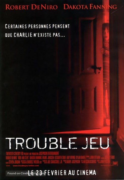 Hide And Seek - French Movie Poster