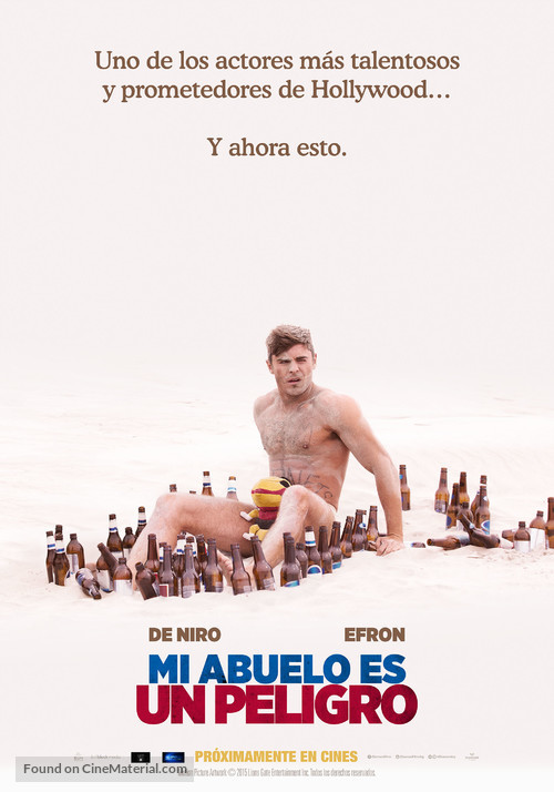Dirty Grandpa - Argentinian Movie Poster