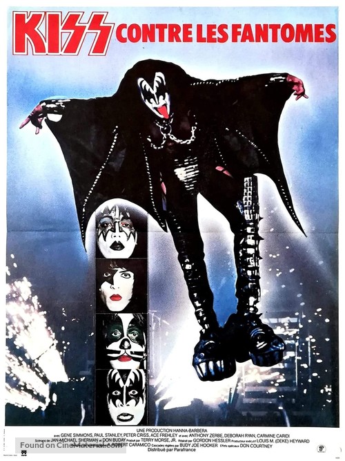 KISS Meets the Phantom of the Park - French Movie Poster