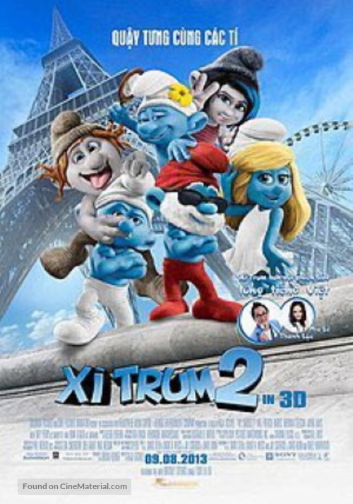 The Smurfs 2 - Vietnamese Movie Poster
