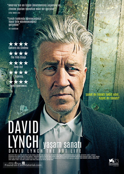 David Lynch The Art Life - Turkish Movie Poster
