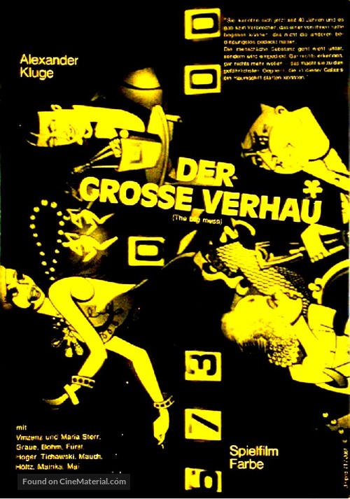 Der gro&szlig;e Verhau - German Movie Poster