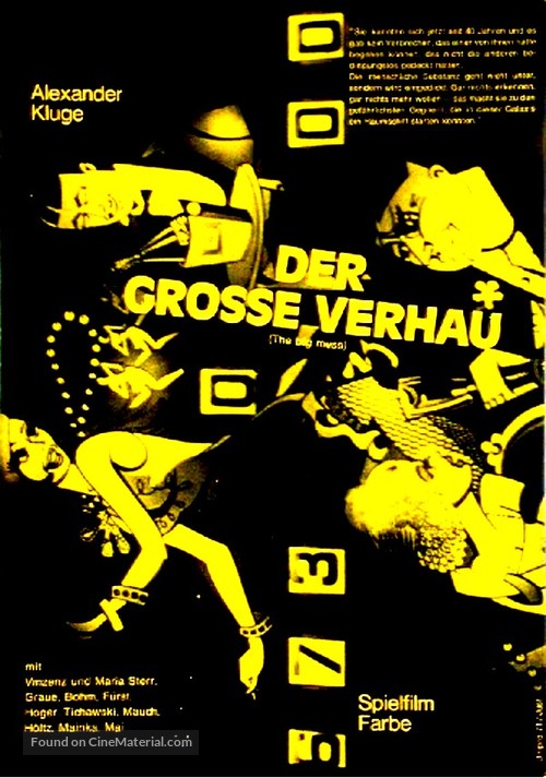 Der gro&szlig;e Verhau - German Movie Poster
