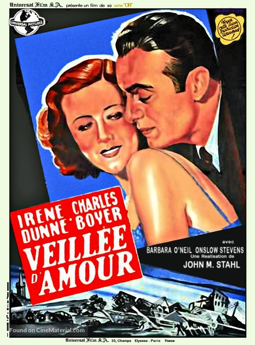 When Tomorrow Comes (1939) French movie poster