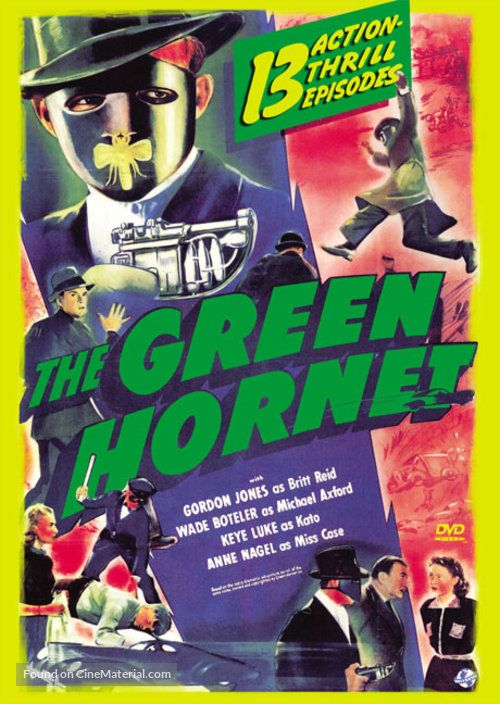 The Green Hornet - DVD movie cover