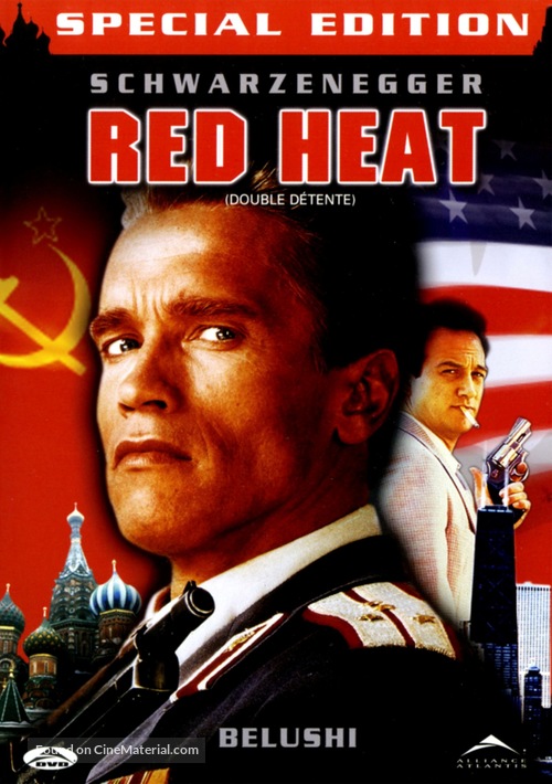 Red Heat - Canadian DVD movie cover