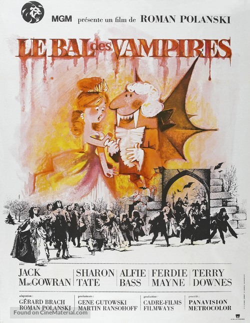 Dance of the Vampires - French Movie Poster
