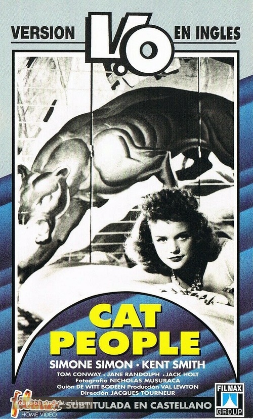 Cat People - Spanish VHS movie cover