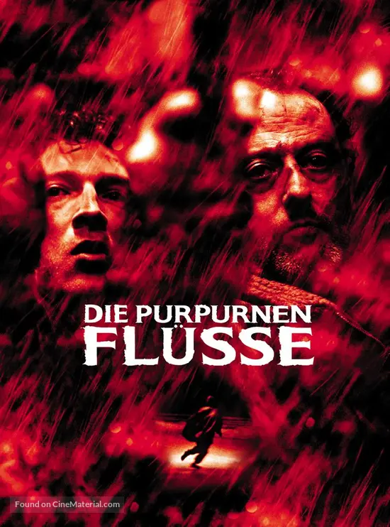 Les rivi&egrave;res pourpres - German DVD movie cover